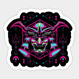 samurai helmet Sticker